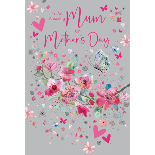 Picture of AMAZING MUM ON MOTHERS DAY CARD